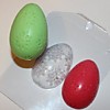 Форма пластиковая            яйцо/цветочный орнамент