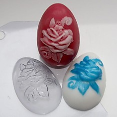 форма пластиковая Яйцо/роза